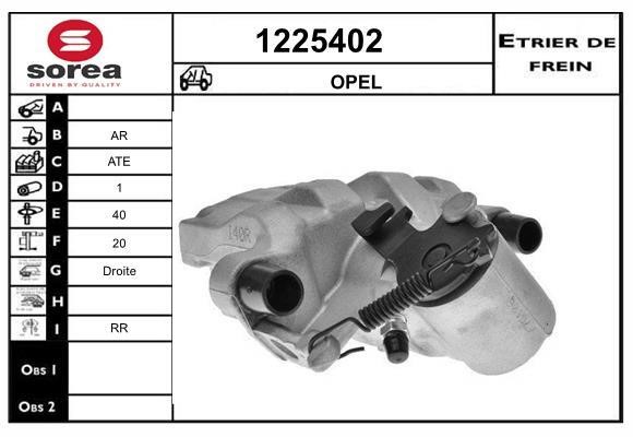 SNRA 1225402 Brake caliper 1225402: Buy near me at 2407.PL in Poland at an Affordable price!