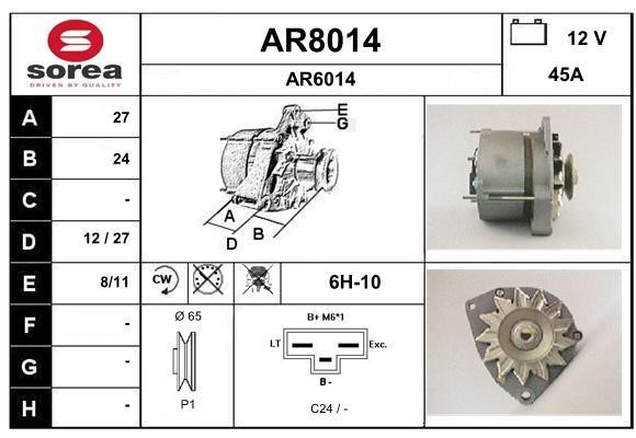 SNRA AR8014 Генератор AR8014: Отличная цена - Купить в Польше на 2407.PL!
