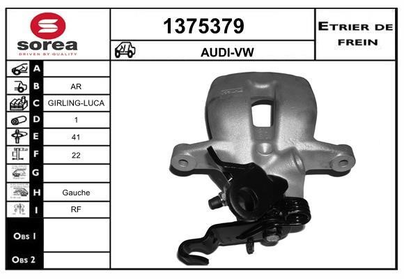 SNRA 1375379 Суппорт тормозной 1375379: Отличная цена - Купить в Польше на 2407.PL!