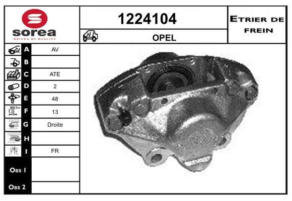 SNRA 1224104 Brake caliper 1224104: Buy near me in Poland at 2407.PL - Good price!