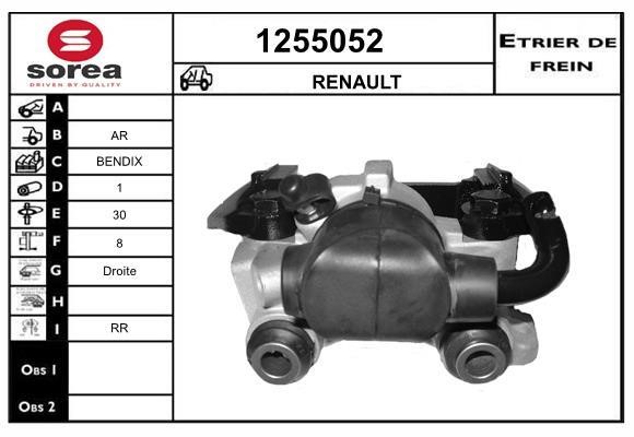 SNRA 1255052 Brake caliper 1255052: Buy near me in Poland at 2407.PL - Good price!