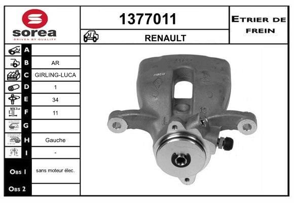 SNRA 1377011 Brake caliper 1377011: Buy near me in Poland at 2407.PL - Good price!
