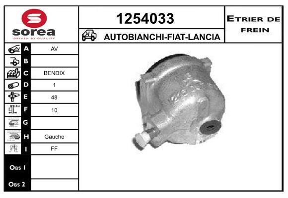 SNRA 1254033 Суппорт тормозной 1254033: Отличная цена - Купить в Польше на 2407.PL!