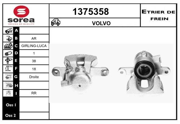 SNRA 1375358 Суппорт тормозной 1375358: Отличная цена - Купить в Польше на 2407.PL!