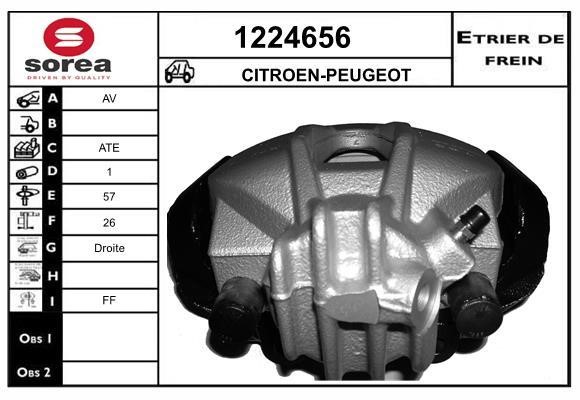 SNRA 1224656 Суппорт тормозной 1224656: Отличная цена - Купить в Польше на 2407.PL!