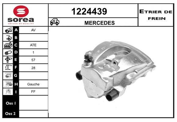 SNRA 1224439 Brake caliper 1224439: Buy near me in Poland at 2407.PL - Good price!