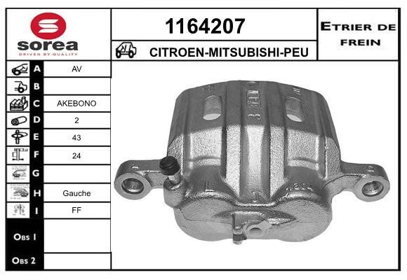 SNRA 1164207 Bremssattel 1164207: Kaufen Sie zu einem guten Preis in Polen bei 2407.PL!