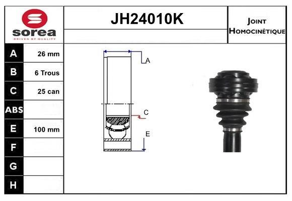 SNRA JH24010K CV joint JH24010K: Buy near me at 2407.PL in Poland at an Affordable price!