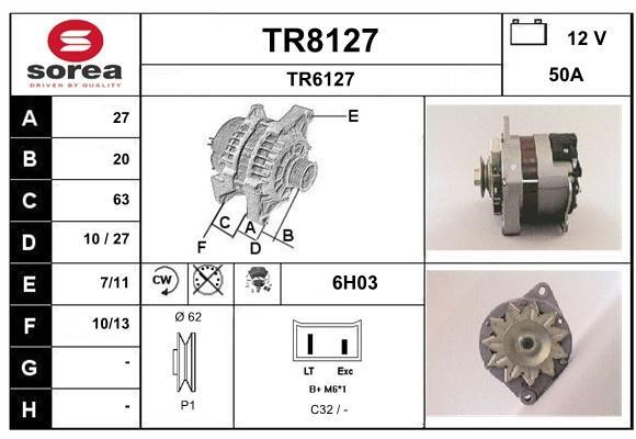 SNRA TR8127 Генератор TR8127: Приваблива ціна - Купити у Польщі на 2407.PL!