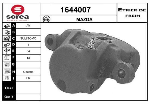 SNRA 1644007 Суппорт тормозной 1644007: Отличная цена - Купить в Польше на 2407.PL!