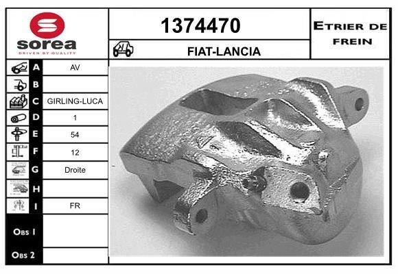 SNRA 1374470 Brake caliper 1374470: Buy near me in Poland at 2407.PL - Good price!