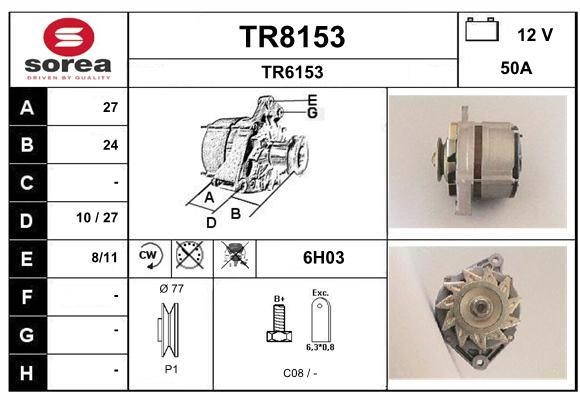 SNRA TR8153 Генератор TR8153: Отличная цена - Купить в Польше на 2407.PL!