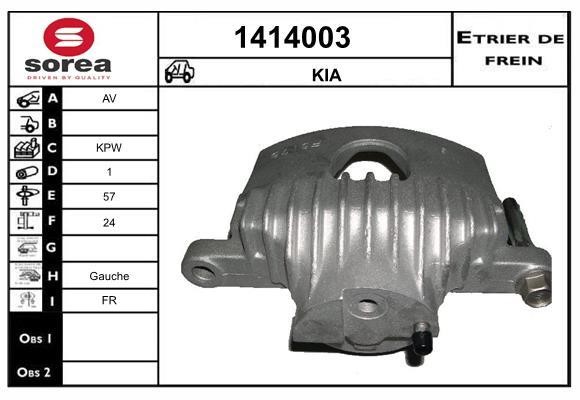 SNRA 1414003 Brake caliper 1414003: Buy near me in Poland at 2407.PL - Good price!