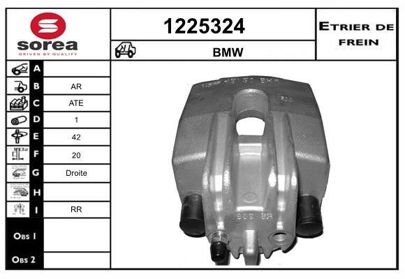 SNRA 1225324 Суппорт тормозной 1225324: Отличная цена - Купить в Польше на 2407.PL!