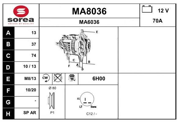SNRA MA8036 Generator MA8036: Kaufen Sie zu einem guten Preis in Polen bei 2407.PL!