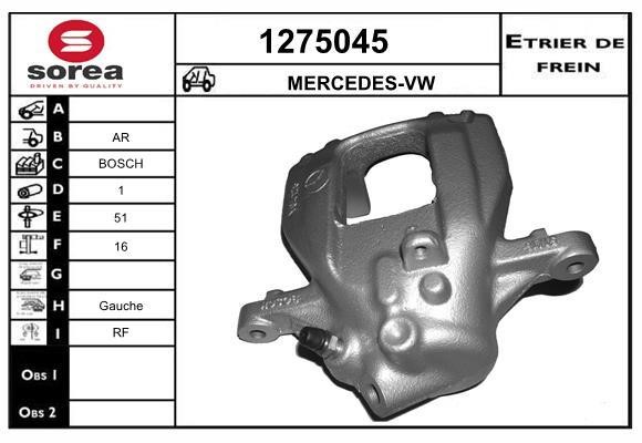 SNRA 1275045 Brake caliper 1275045: Buy near me in Poland at 2407.PL - Good price!