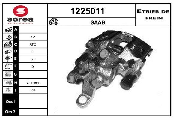 SNRA 1225011 Суппорт тормозной 1225011: Отличная цена - Купить в Польше на 2407.PL!