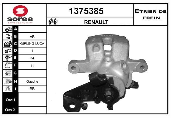 SNRA 1375385 Brake caliper 1375385: Buy near me in Poland at 2407.PL - Good price!
