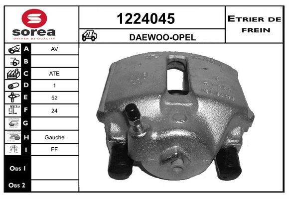 SNRA 1224045 Brake caliper 1224045: Buy near me at 2407.PL in Poland at an Affordable price!