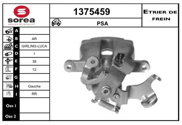 SNRA 1375459 Bremssattel hinten links 1375459: Kaufen Sie zu einem guten Preis in Polen bei 2407.PL!