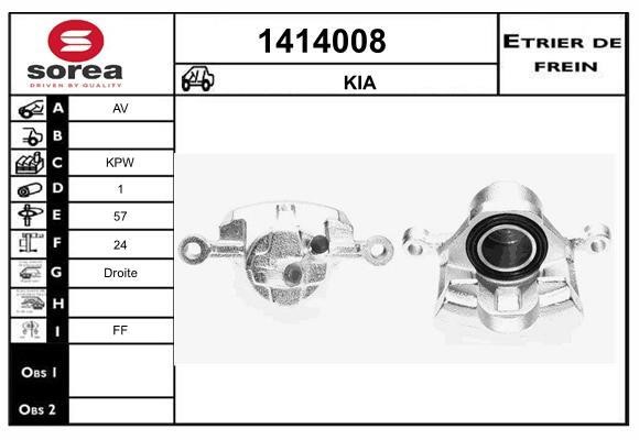SNRA 1414008 Bremssattel 1414008: Kaufen Sie zu einem guten Preis in Polen bei 2407.PL!