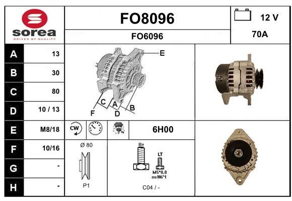 SNRA FO8096 Генератор FO8096: Отличная цена - Купить в Польше на 2407.PL!