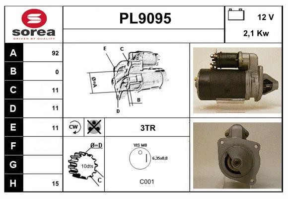 SNRA PL9095 Rozrusznik PL9095: Dobra cena w Polsce na 2407.PL - Kup Teraz!