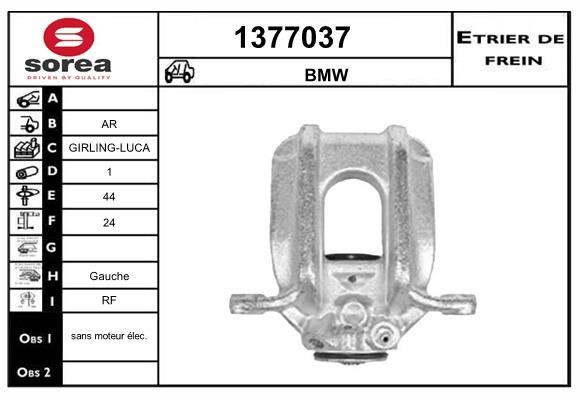 SNRA 1377037 Суппорт тормозной 1377037: Отличная цена - Купить в Польше на 2407.PL!