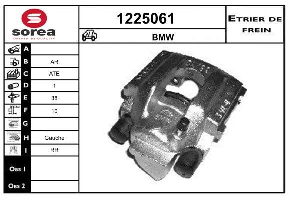 SNRA 1225061 Суппорт тормозной задний левый 1225061: Отличная цена - Купить в Польше на 2407.PL!