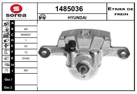 SNRA 1485036 Суппорт тормозной задний правый 1485036: Отличная цена - Купить в Польше на 2407.PL!