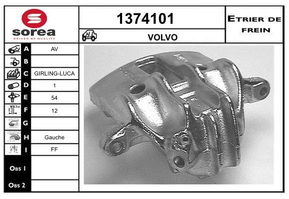 SNRA 1374101 Суппорт тормозной передний левый 1374101: Купить в Польше - Отличная цена на 2407.PL!