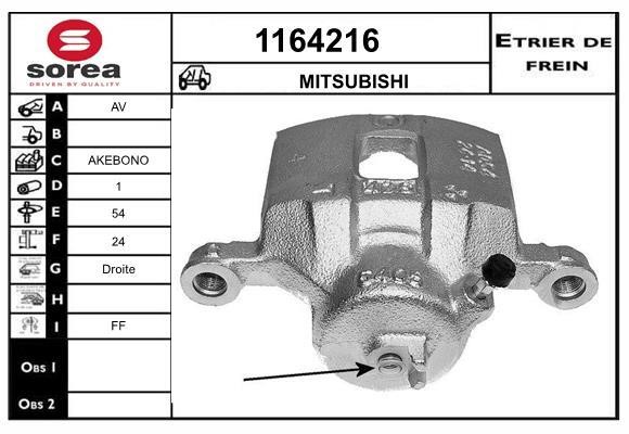 SNRA 1164216 Bremssattel vorne rechts 1164216: Kaufen Sie zu einem guten Preis in Polen bei 2407.PL!