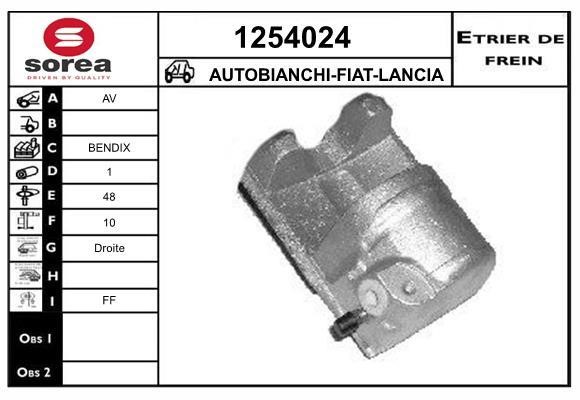 SNRA 1254024 Суппорт тормозной 1254024: Отличная цена - Купить в Польше на 2407.PL!