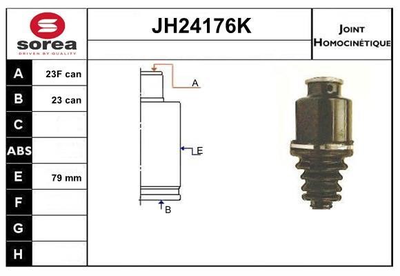 SNRA JH24176K CV joint JH24176K: Buy near me in Poland at 2407.PL - Good price!