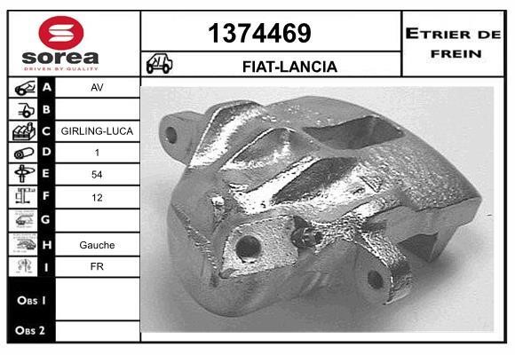 SNRA 1374469 Brake caliper front left 1374469: Buy near me in Poland at 2407.PL - Good price!