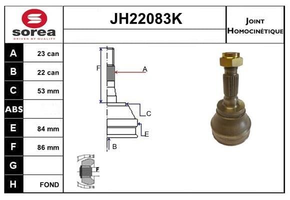 SNRA JH22083K CV joint JH22083K: Buy near me in Poland at 2407.PL - Good price!