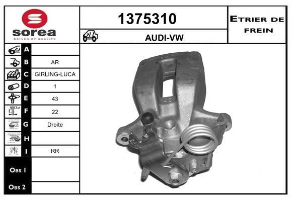SNRA 1375310 Суппорт тормозной 1375310: Отличная цена - Купить в Польше на 2407.PL!