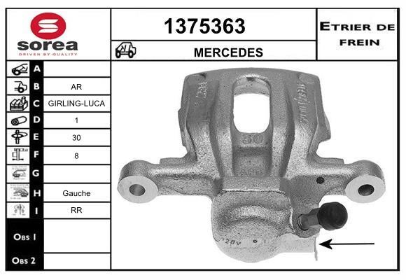 SNRA 1375363 Суппорт тормозной 1375363: Отличная цена - Купить в Польше на 2407.PL!