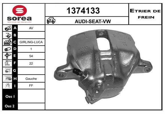 SNRA 1374133 Brake caliper 1374133: Buy near me at 2407.PL in Poland at an Affordable price!