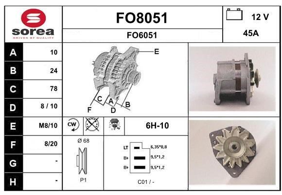 SNRA FO8051 Генератор FO8051: Отличная цена - Купить в Польше на 2407.PL!