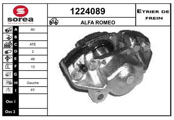SNRA 1224089 Суппорт тормозной 1224089: Отличная цена - Купить в Польше на 2407.PL!