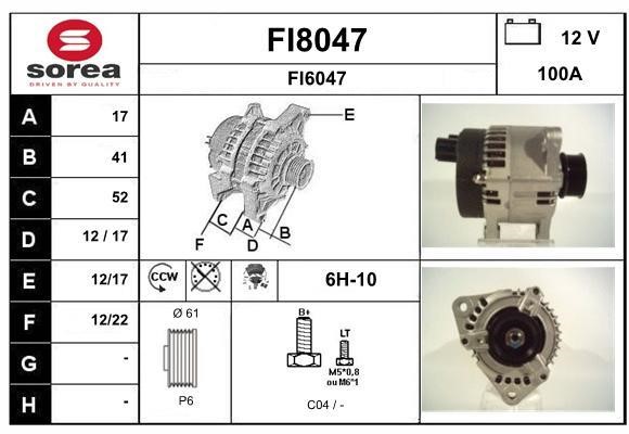 SNRA FI8047 Генератор FI8047: Отличная цена - Купить в Польше на 2407.PL!