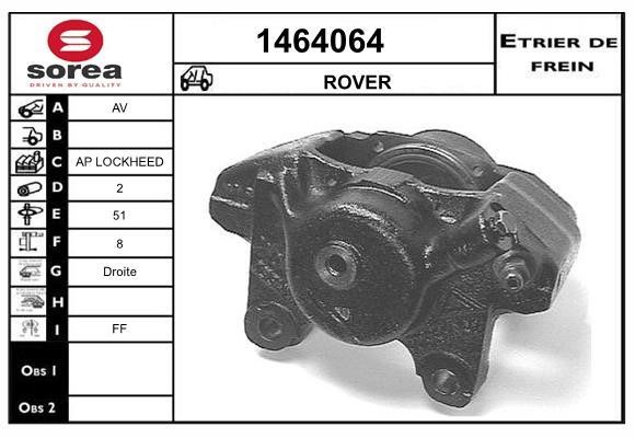 SNRA 1464064 Суппорт тормозной 1464064: Отличная цена - Купить в Польше на 2407.PL!