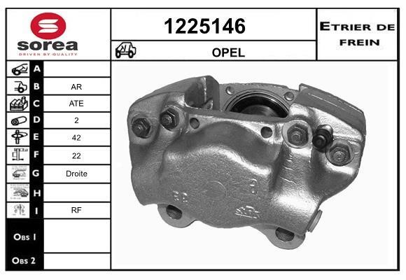 SNRA 1225146 Brake caliper 1225146: Buy near me in Poland at 2407.PL - Good price!