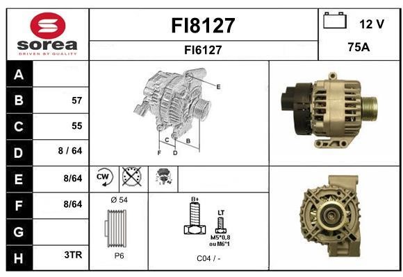 SNRA FI8127 Alternator FI8127: Dobra cena w Polsce na 2407.PL - Kup Teraz!