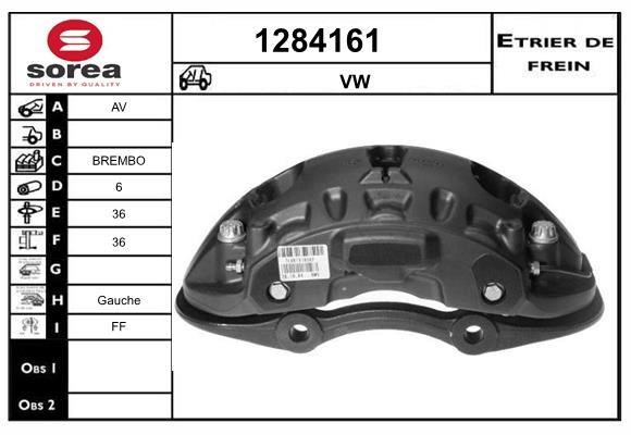 SNRA 1284161 Brake caliper 1284161: Buy near me in Poland at 2407.PL - Good price!