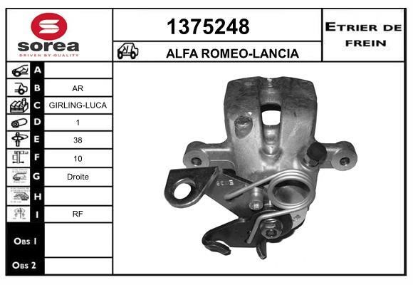 SNRA 1375248 Brake caliper 1375248: Buy near me in Poland at 2407.PL - Good price!