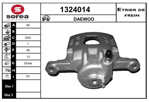 SNRA 1324014 Brake caliper front right 1324014: Buy near me at 2407.PL in Poland at an Affordable price!