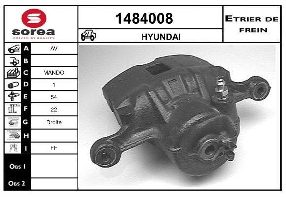 SNRA 1484008 Brake caliper front right 1484008: Buy near me in Poland at 2407.PL - Good price!