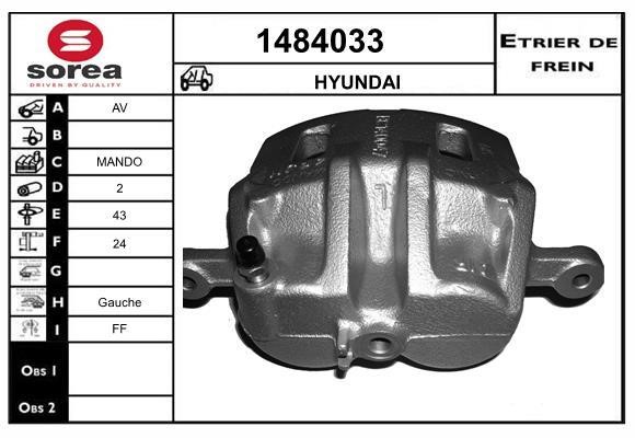 SNRA 1484033 Brake caliper 1484033: Buy near me at 2407.PL in Poland at an Affordable price!